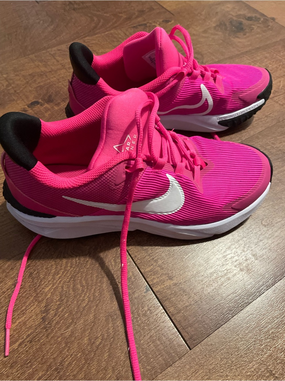 Nike Hot Pink and White Athletic Trainers